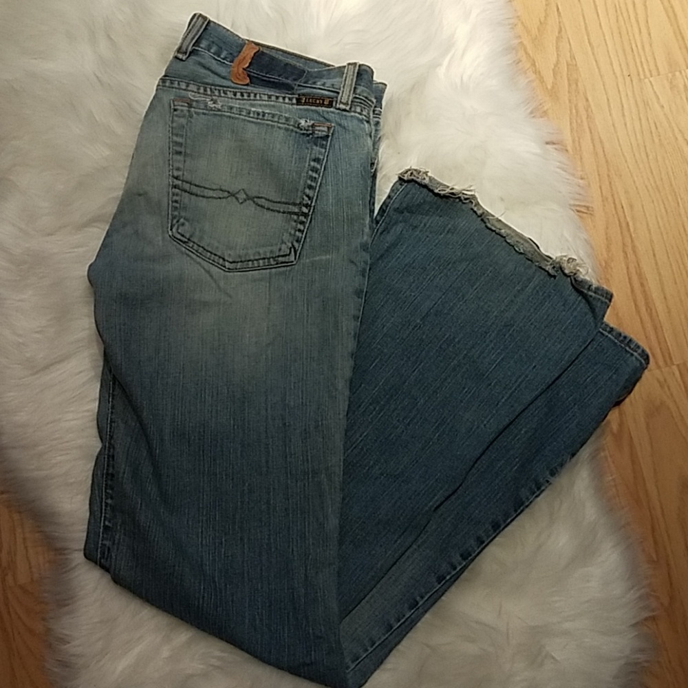 Lucky Brand Vintage 90s Jeans Distressed Dungarees